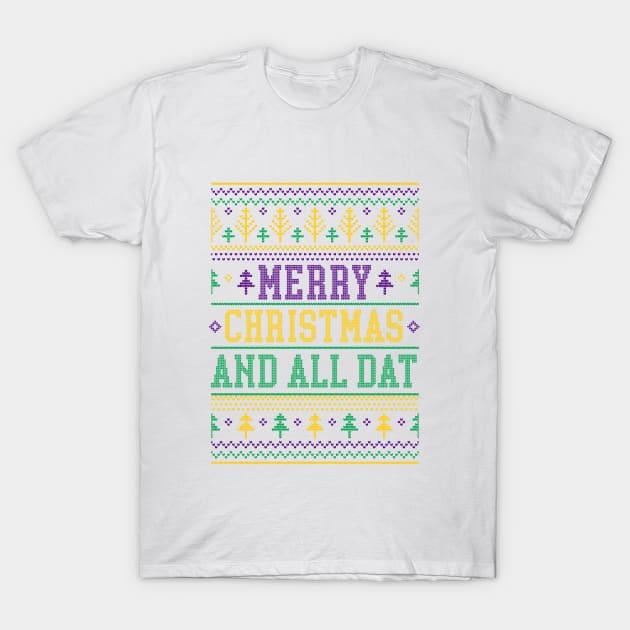 New Orleans Christmas Shirt T-Shirt by TheShirtGypsy